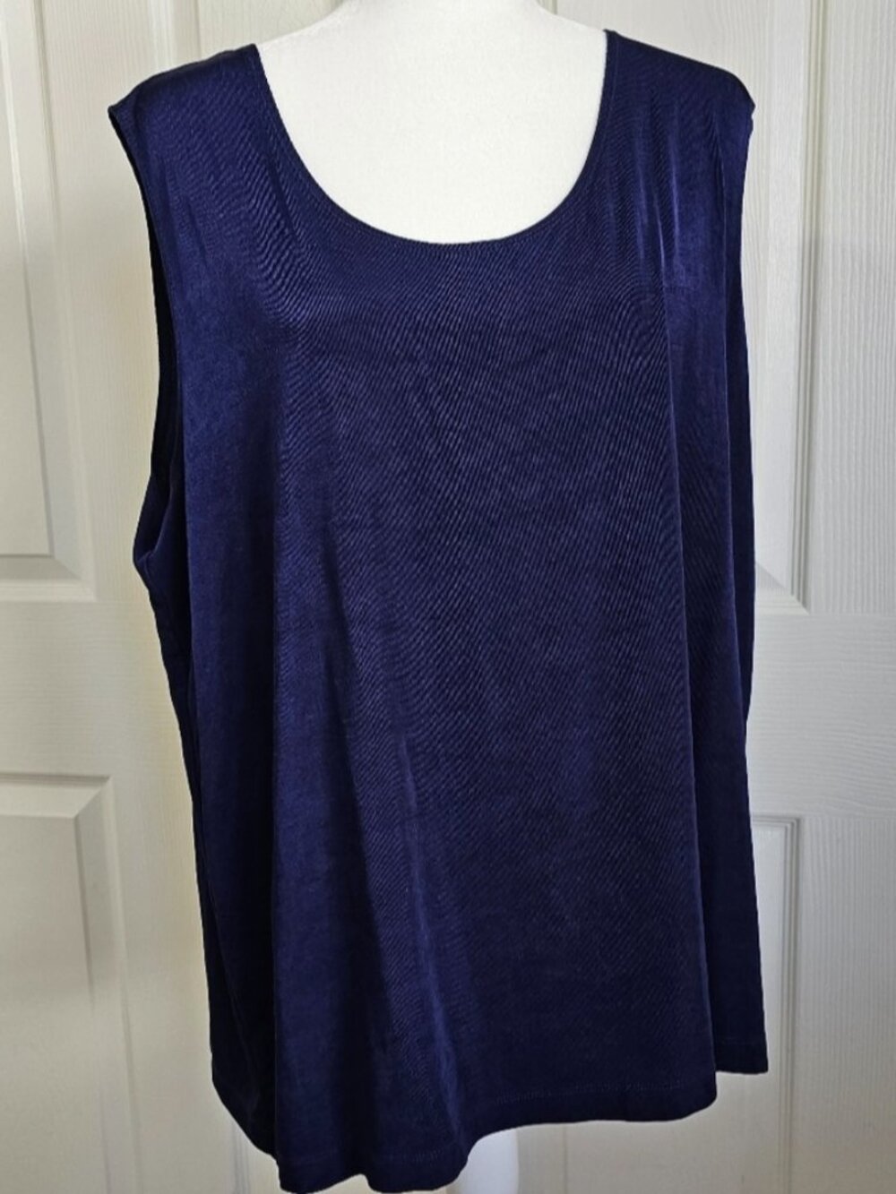 Navy Blue Sleeveless Women's Top